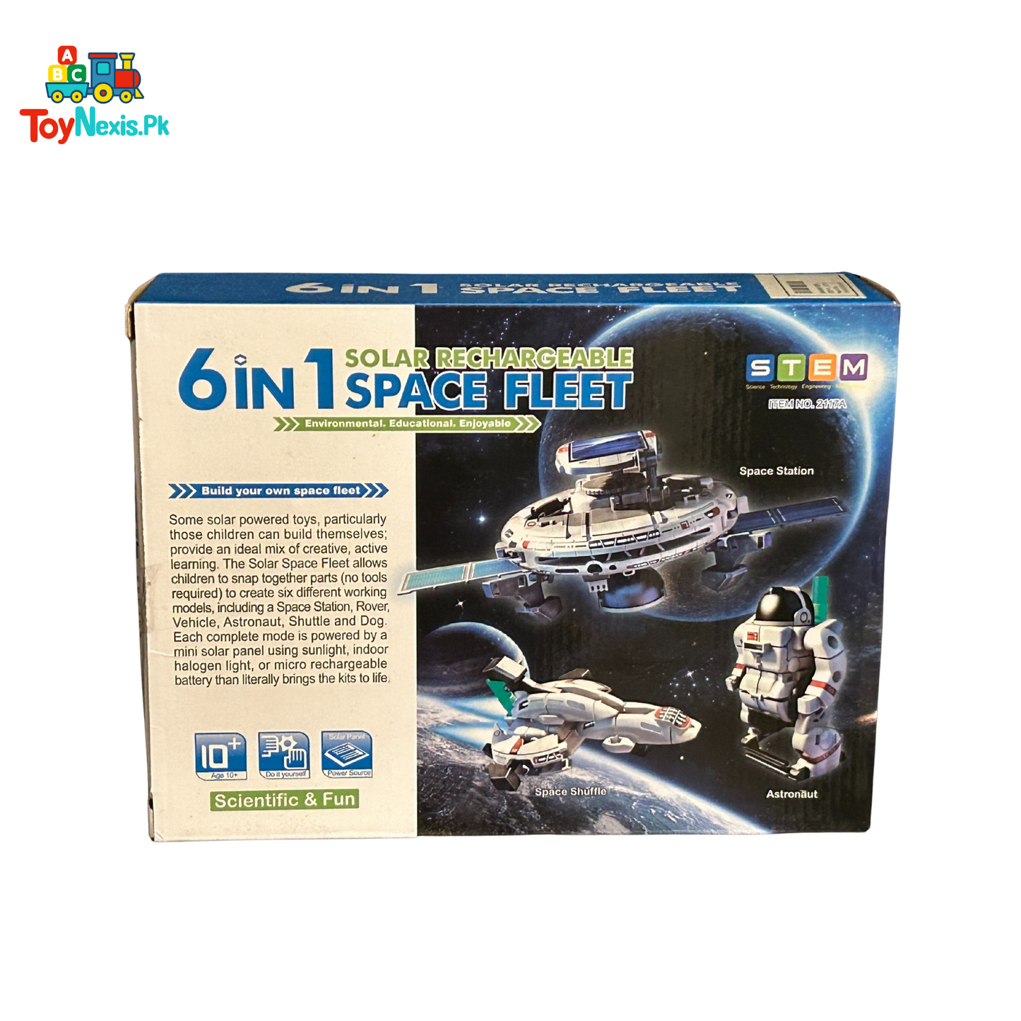 6-in-1 Solar Rechargeable Space Fleet | STEM Kit | Age 8Y +