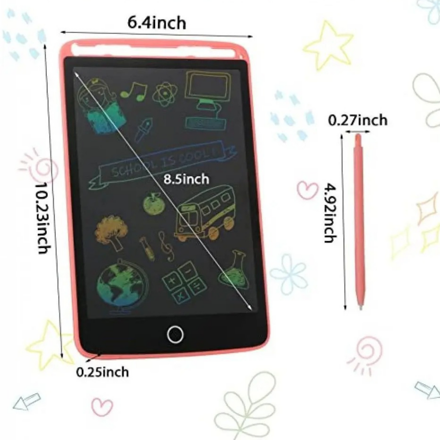 8.5" LCD Writing Tablet for Kids β Reusable Digital Drawing & Memo Pad