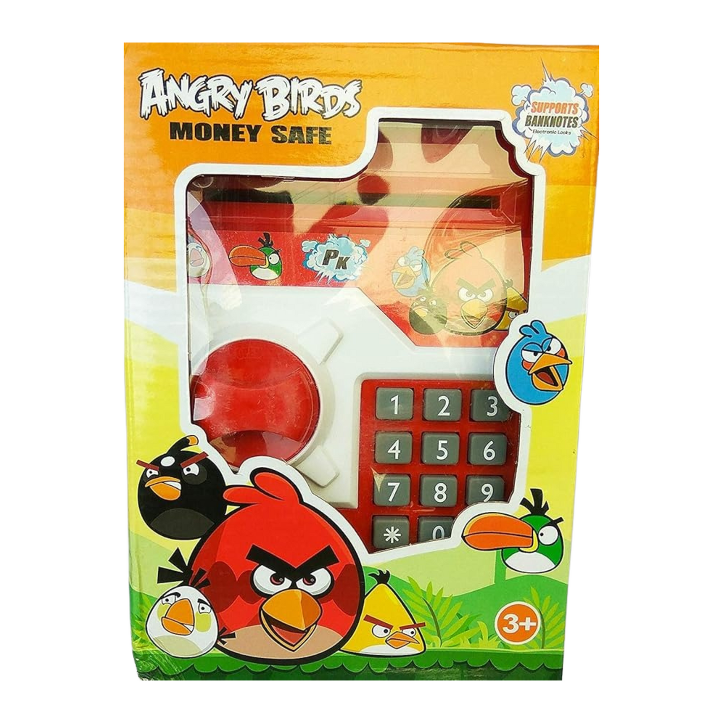 Angry Birds Electronic Money Safe for Kids – Password Protected Coin Bank Toy