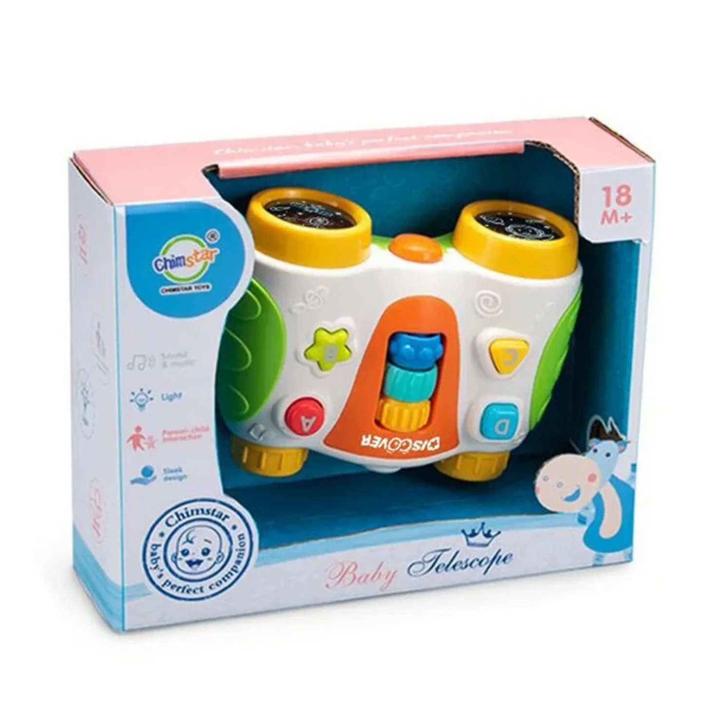 ChimStar Discover & Learn Musical Binoculars Toy |Age 18M+