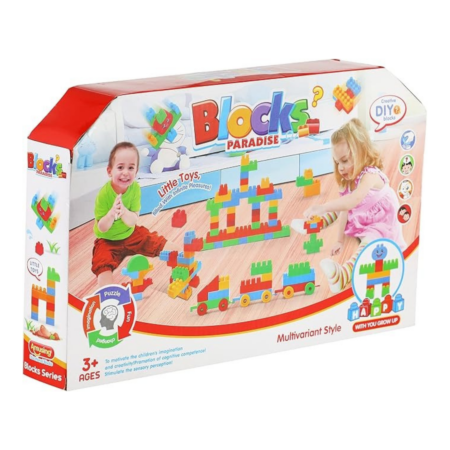 Blocks Paradise DIY Building Blocks Set – 140 Pieces
