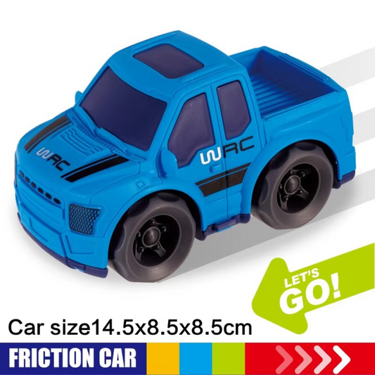 Cartoon Kinetic Car Fun Set – Pack of 2 Assorted Toy Cars for Kids