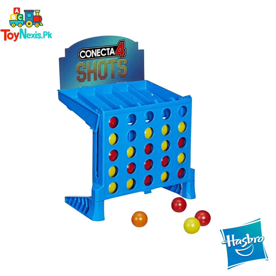 Connect 4 Shots Game – Original Hasbro Action-Packed 2-Player Challenge (Age 8+)