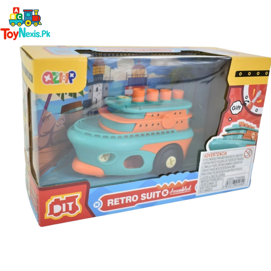 Cruise Ship DIY Assembly – Creative Boat Toy for Kids