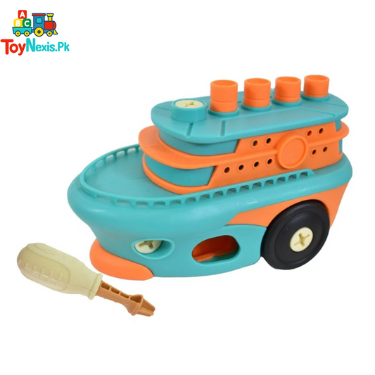 Cruise Ship DIY Assembly – Creative Boat Toy for Kids
