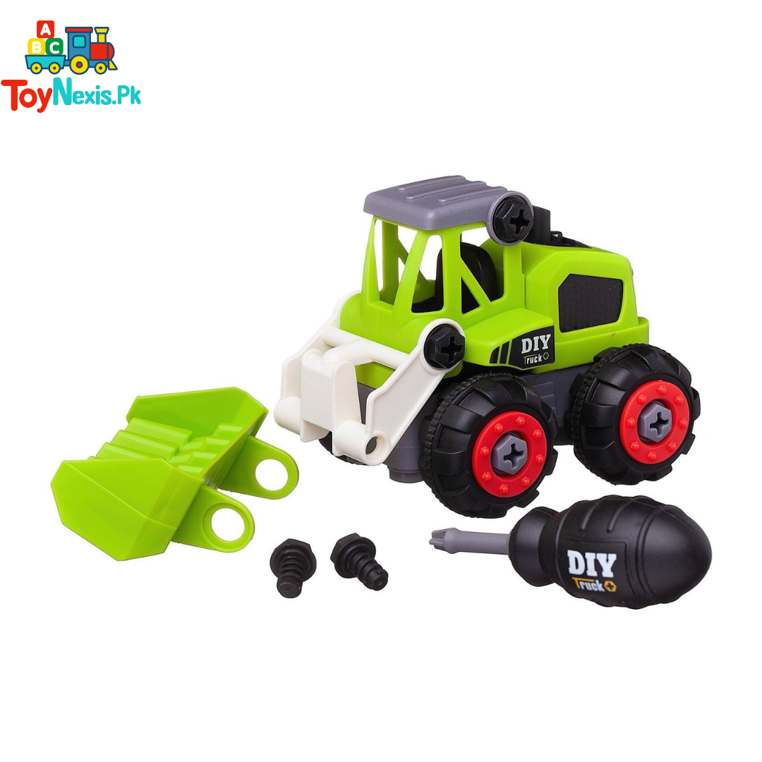 Front Loader Construction Truck | DIY Assembly | Educational Building Toy for Kids