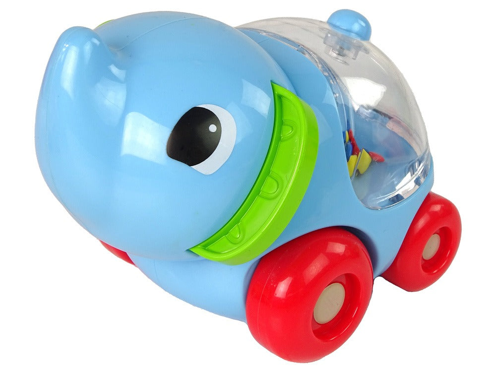 Huanger Bouncing Animal Car Set | Colorful Push & Go Animal Vehicles | 4 Pieces
