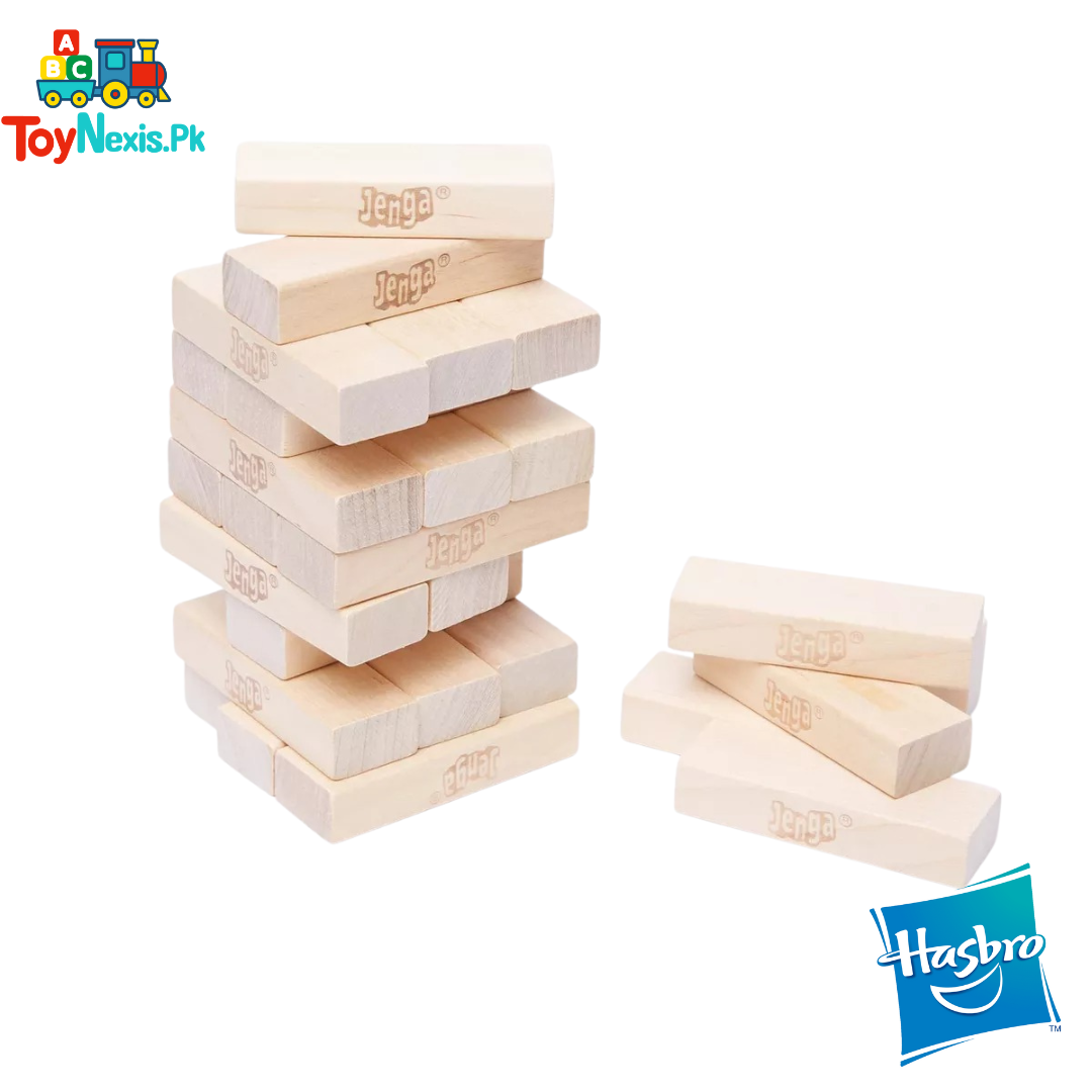 Original Jenga Pass Challenge – Original Hasbro Gaming (8+ Years)