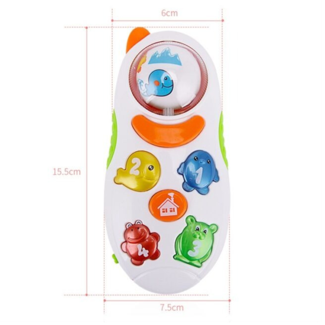 Kissbaby Musical Remote Control Toy for Babies – Early Learning Sound & Light Toy