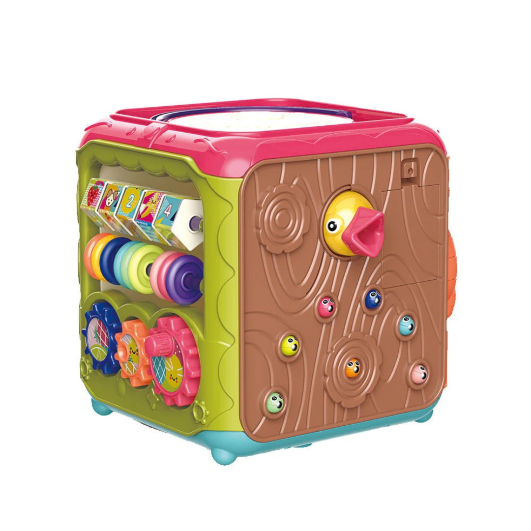 Ibi-Irn Magic Box 6-in-1 Multifunctional Activity Cube for Toddlers