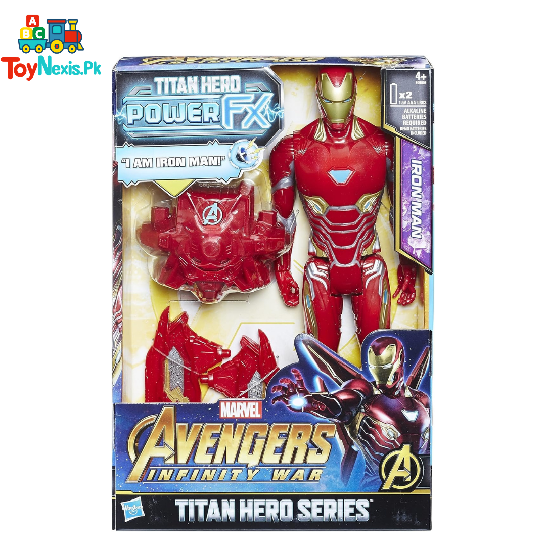 Marvel Avengers Infinity War – Iron Man Titan Hero Power FX Action Figure with Sounds (Hasbro)