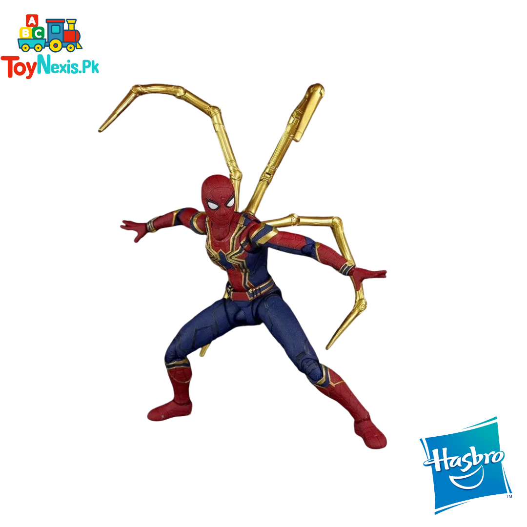 Marvel Avengers Iron Spider Action Figure – Hasbro Original | Infinity War Inspired Spider-Man Toy for Kids (Age 4+)