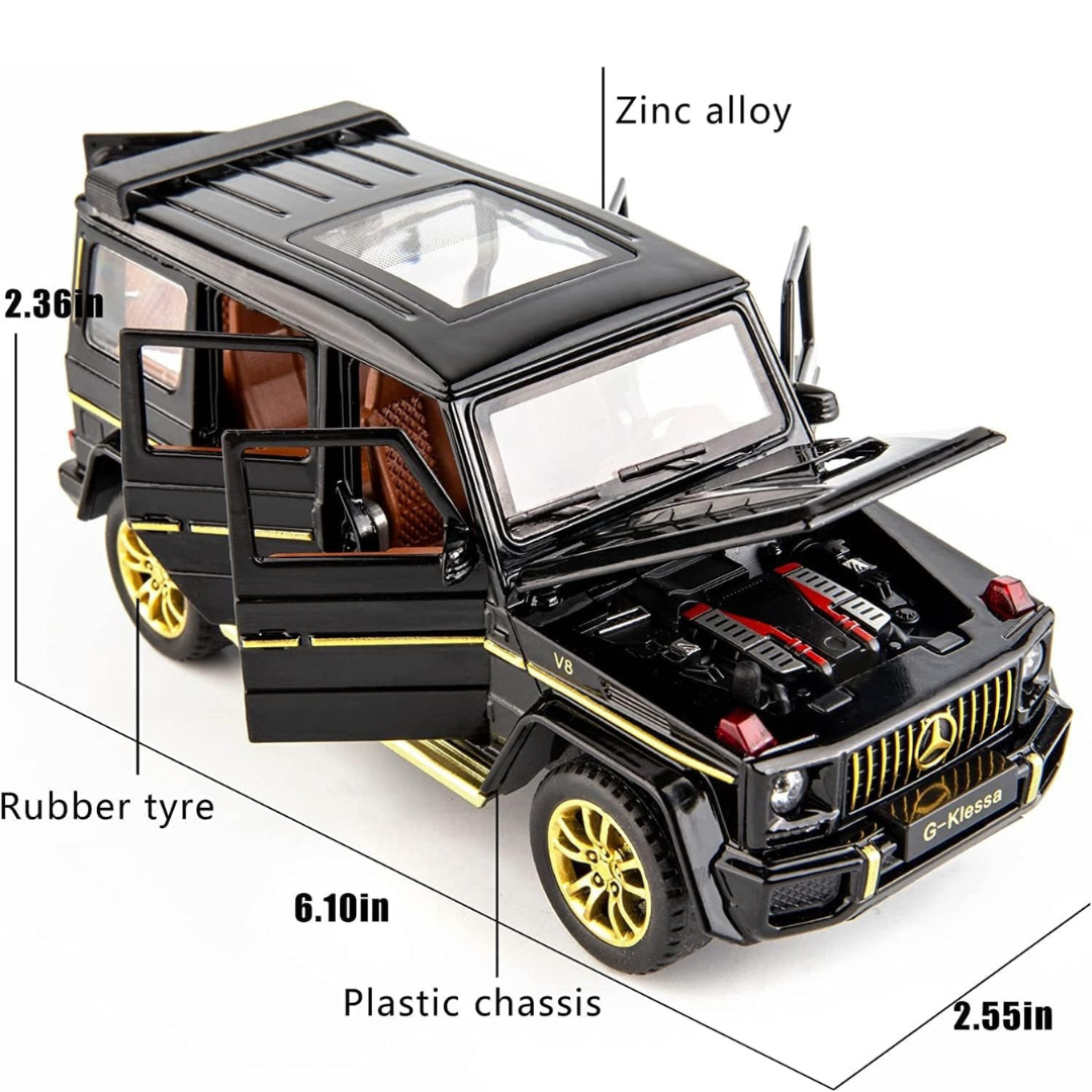 Mercedes-Benz G63 Brabus 1:18 Scale Diecast Model Car – Brabus 800 Edition, Pull Back with Sound & Light (Sky Blue) (Copy)