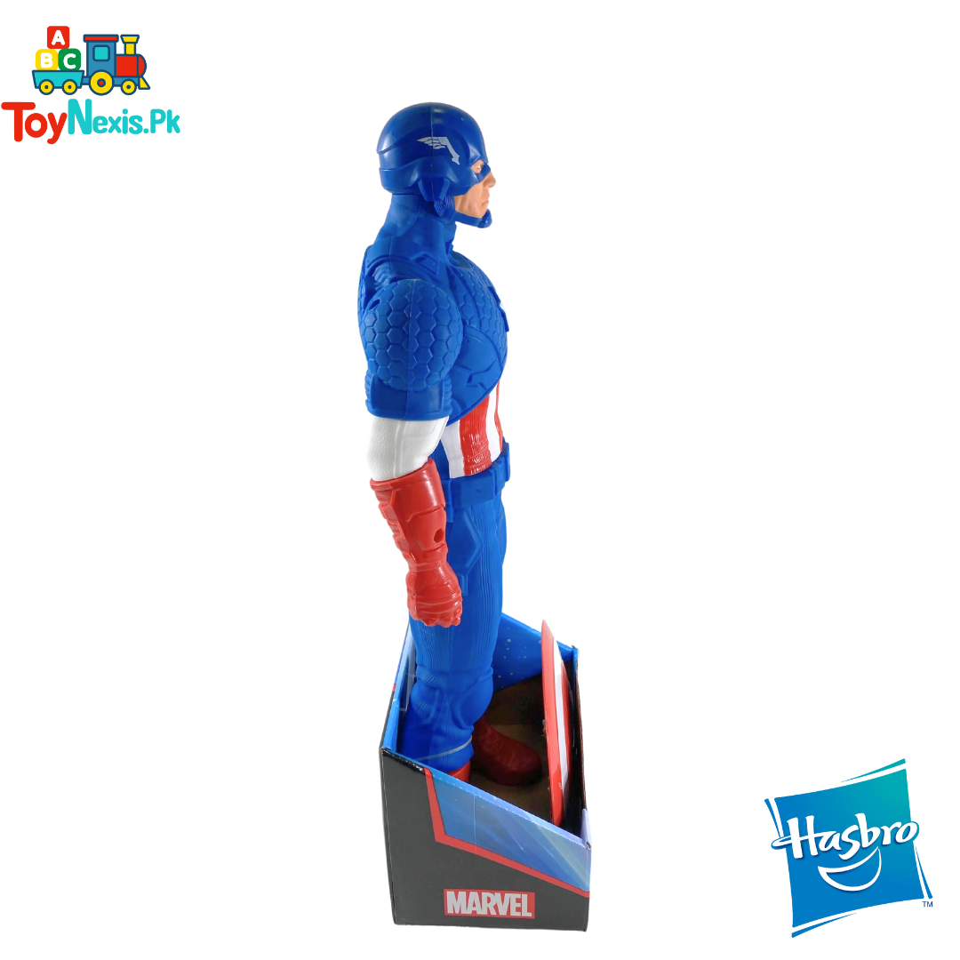 Marvel Avengers Captain America Action Figure – Hasbro Original | Large 50cm Tall | Marvel Superhero Toy