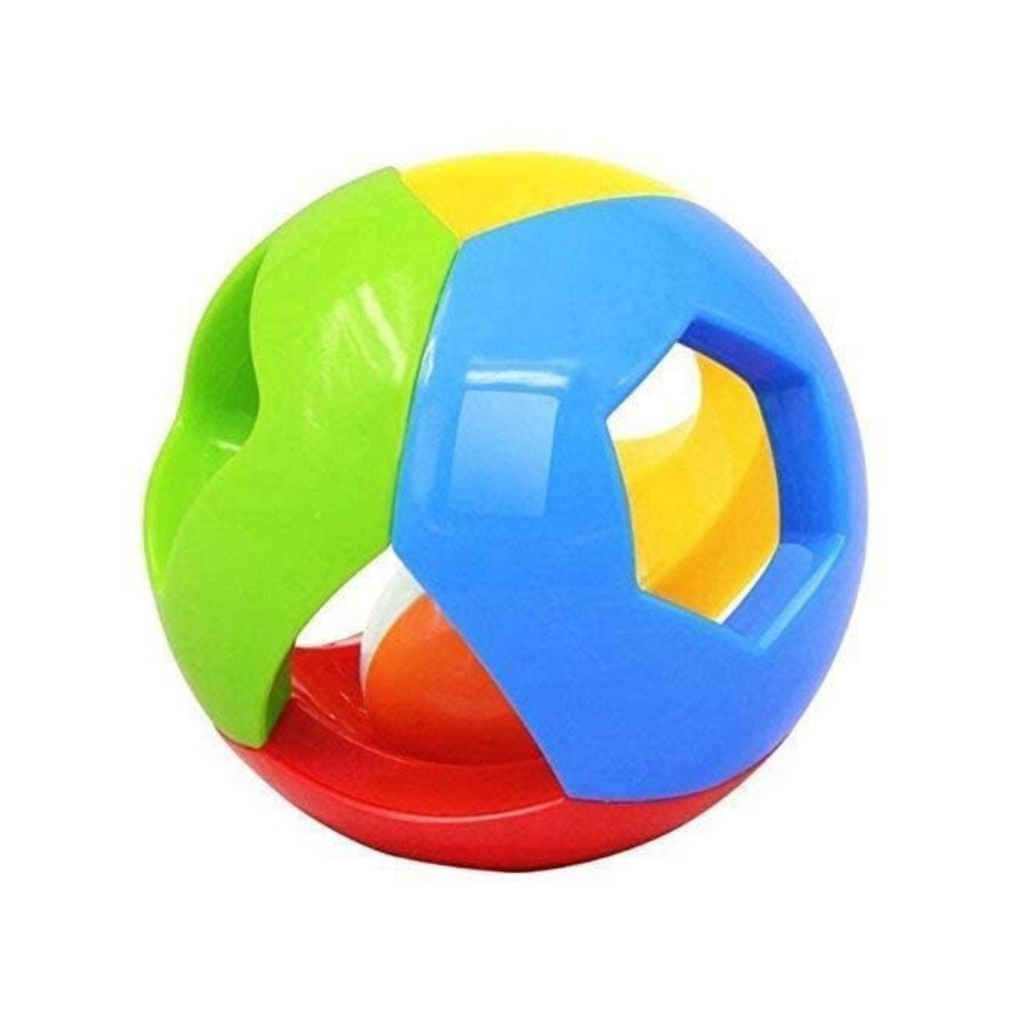 Puzzle Ring Grounder Ball | Stimulating Baby Crawling Toy | Age 9+ Months
