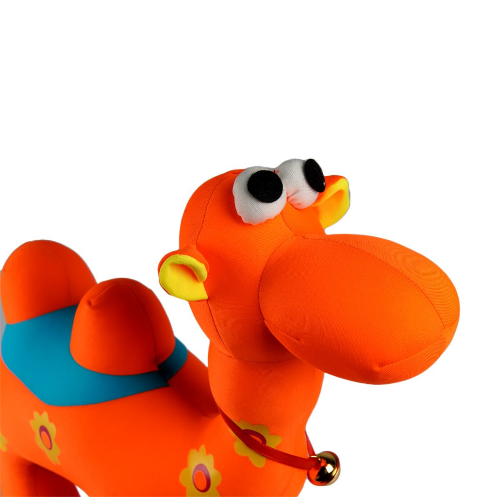 Colorful Soft Plush Camel Toy with Bell – Cuddly & Fun Desert Buddy for Kids