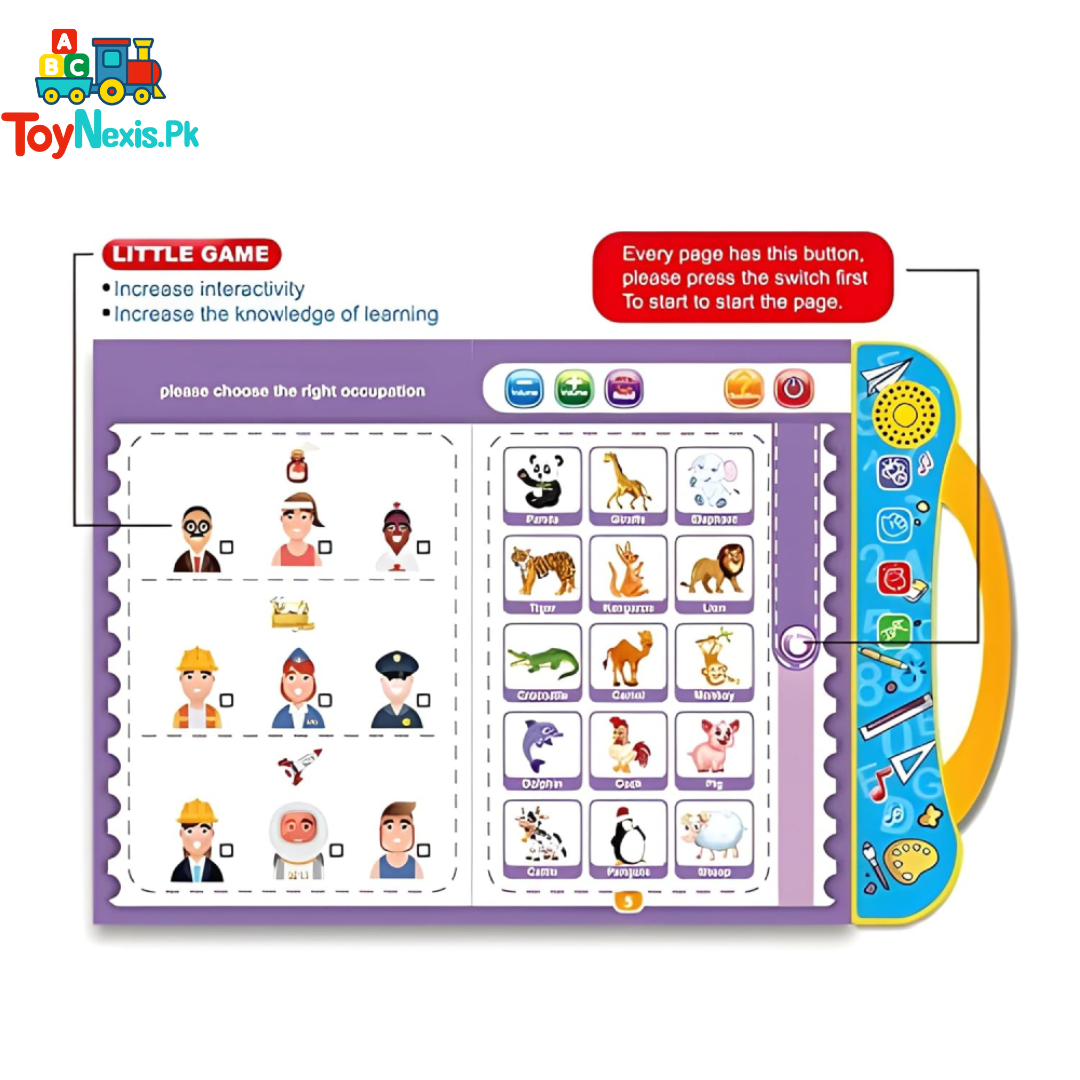 Study Book Intelligence Learning | Interactive Educational Sound Book for Kids