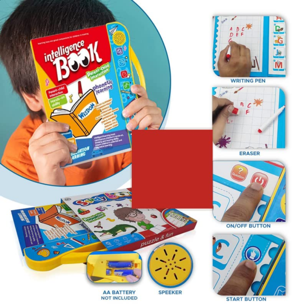 Study Book Intelligence Learning | Interactive Educational Sound Book for Kids