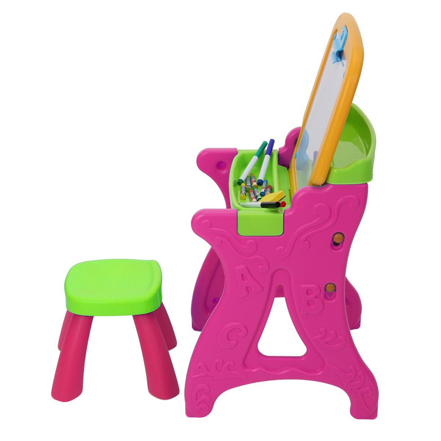 Table Painting Desk Set for Kids – 2-in-1 Drawing & Study Station