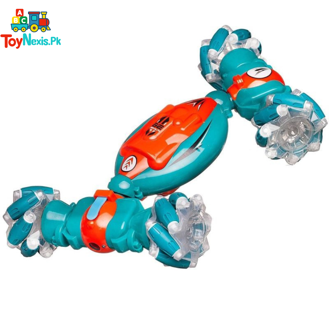 Twist Stunt Car with Spray | 2.4GHz RC Car with Remote & Watch Controller | Drift & Spin Toy Car for Kids | 6+ Years