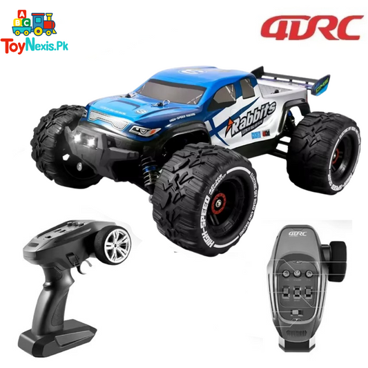 4DRC High Speed RC Monster Truck | 1:10 Scale 4x4 Off-Road Remote Control Car | 50km/h Professional Racing Truck | 8+ Years