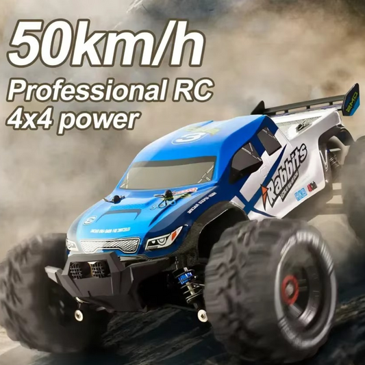 4DRC High Speed RC Monster Truck | 1:10 Scale 4x4 Off-Road Remote Control Car | 50km/h Professional Racing Truck | 8+ Years
