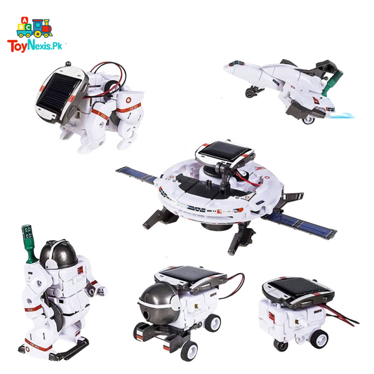 6-in-1 Solar Rechargeable Space Fleet | STEM Kit | Age 8Y +