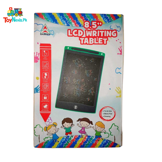8.5" LCD Writing Tablet – Green | For Kids' Creativity & Learning