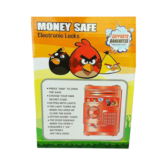 Angry Birds Electronic Money Safe for Kids – Password Protected Coin Bank Toy