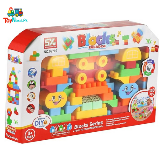 Blocks Paradise DIY Building Blocks Set – 140 Pieces