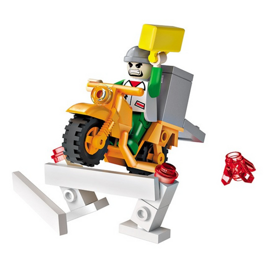 COGO Police Helicopter Building Block Set – Action-Packed Chase Fun!