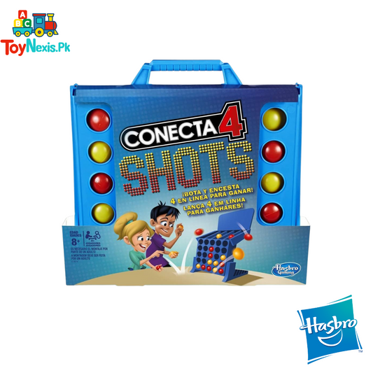 Connect 4 Shots Game – Original Hasbro Action-Packed 2-Player Challenge (Age 8+)