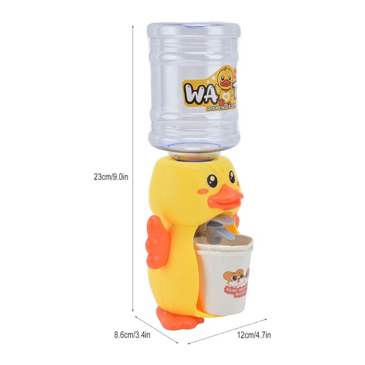 Cute Duck Shape Mini Water Dispenser Toy | Fun & Functional Hydration for Kids