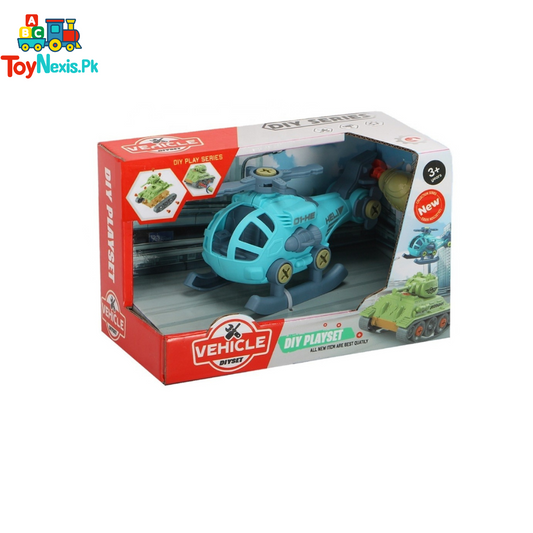 DIY Helicopter Playset | Build & Play Educational Toy for Kids