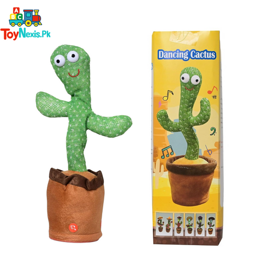 Dancing Cactus Toy | Talking, Singing & Dancing Plush for Kids and Adults