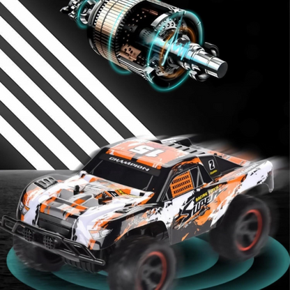 High Speed Military RC Car | 25Km/h  |  1:10 Scale Remote Control Off-Road Truck | Racing Toy for Kids | 5+ Years