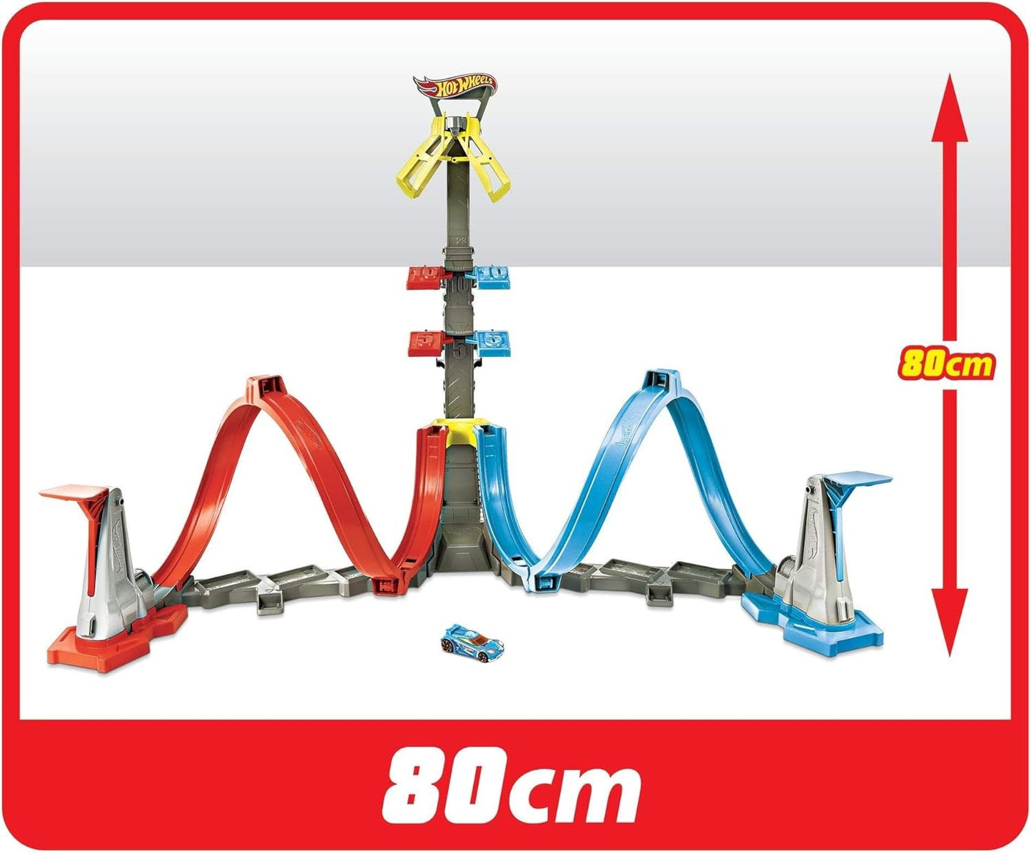 Original Hot Wheels Loop & Launch Track Set | Action-Packed Stunt Challenge | Age 5-10Y