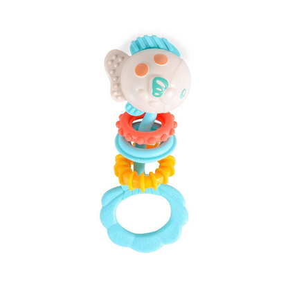 Huanger Baby Teether & Rattle | Fish Design | Age 0M+