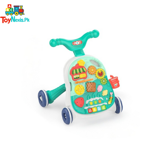 Huanger 2-in-1 Baby Walker & Activity Table – Learning & Play Station for Kids 12+ Months