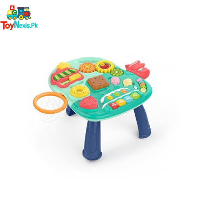 Huanger 2-in-1 Baby Walker & Activity Table – Learning & Play Station for Kids 12+ Months