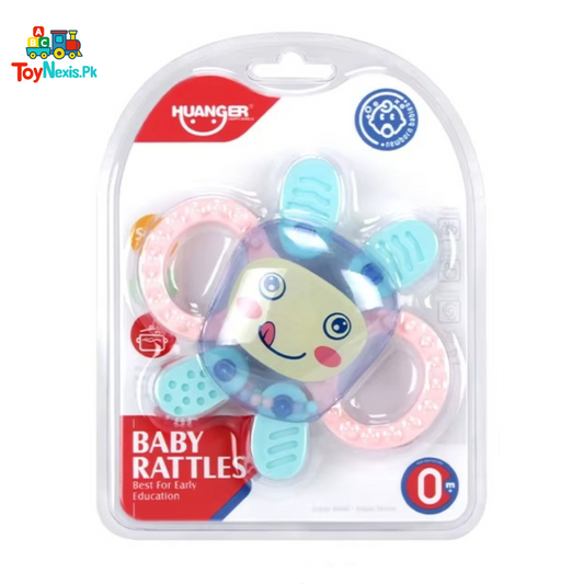 Huanger Baby Rattle | Smiley Face Design | 0M+
