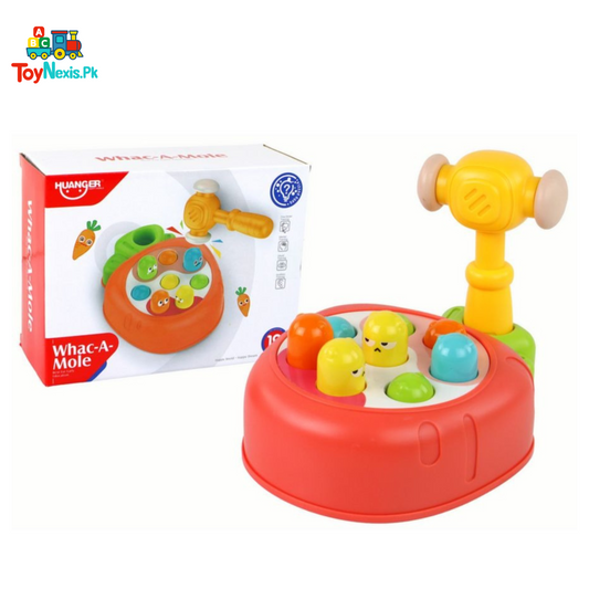 Huanger Whac-A-Mole Hammer Game Toy for Kids | Interactive Educational Learning Toy for Toddlers | Age 18M+