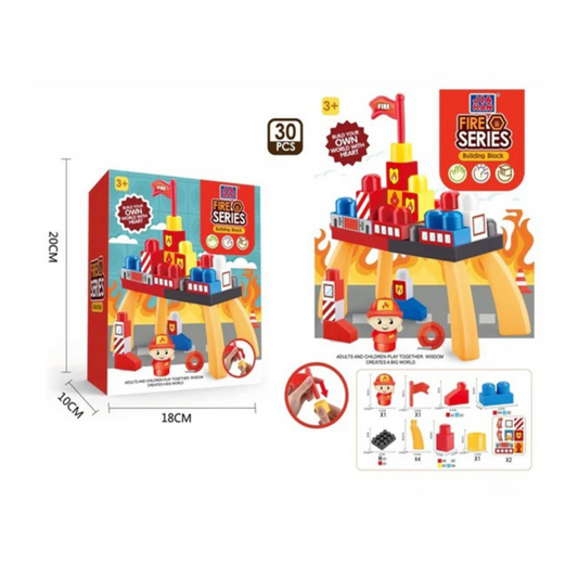 Jia Han Fire Series Building Blocks Set – Imaginative Rescue Play for Kids