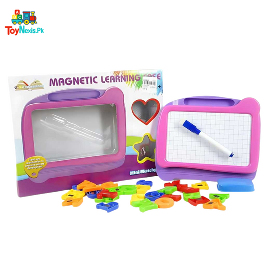 Magnetic Learning Case – Educational Board with Letters & Shapes
