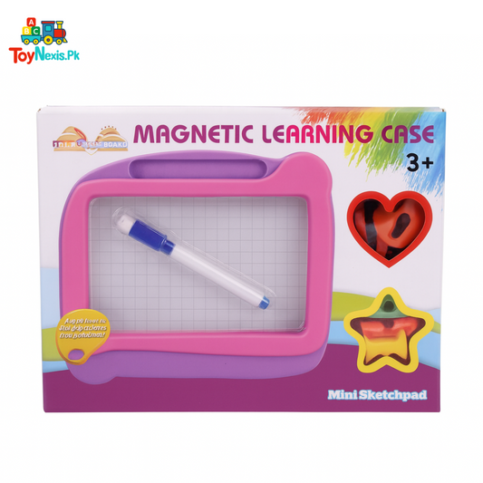 Magnetic Learning Case – Educational Board with Letters & Shapes