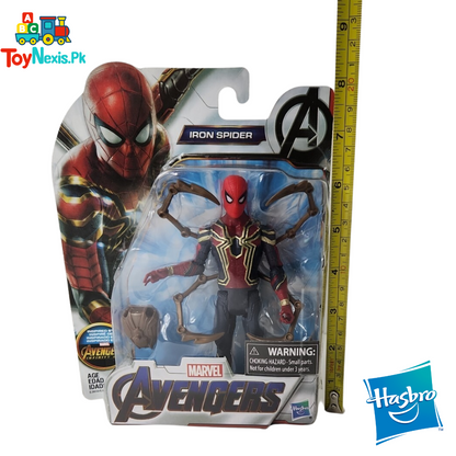 Marvel Avengers Iron Spider Action Figure – Hasbro Original | Infinity War Inspired Spider-Man Toy for Kids (Age 4+)