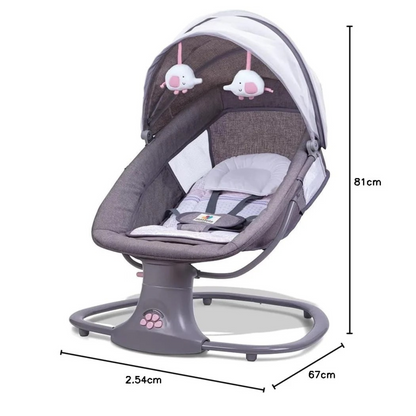 Mastela 3-in-1 Deluxe Multi-Functional Bassinet – Infant Rocker, Sleeper & Seat with Canopy & Vibration