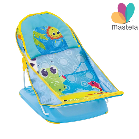 Mastela Deluxe Baby Bather – Mother’s Touch | 3 Recline Positions | Foldable & Portable