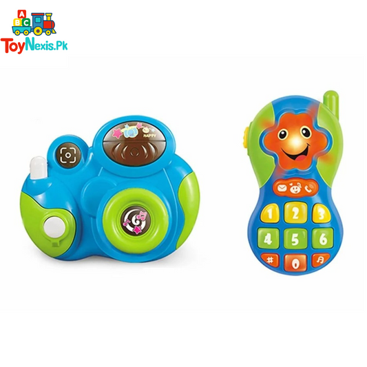 Musical Baby Camera & Phone Set | Light & Sound Learning Toy | Age 18M+