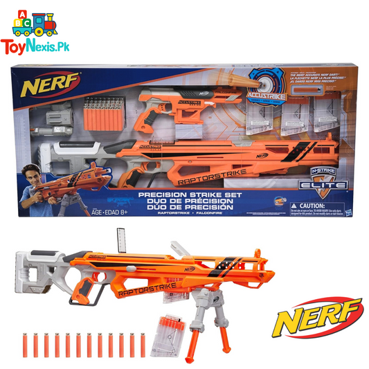 NERF N-Strike Elite AccuStrike Series RaptorStrike Precision Set – Official Hasbro Blaster for Ultimate Accuracy (Age 8+)